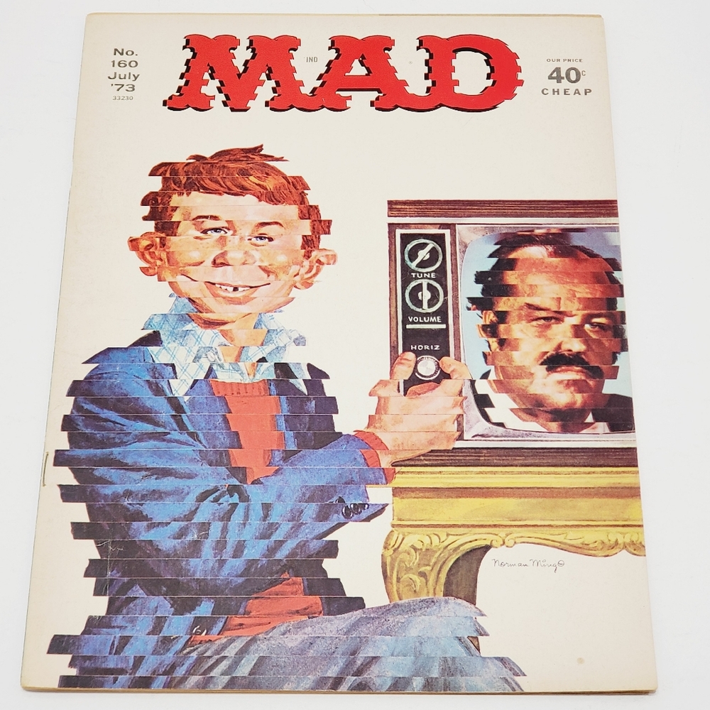 MAD Magazine #160 TV Issue July 1973
